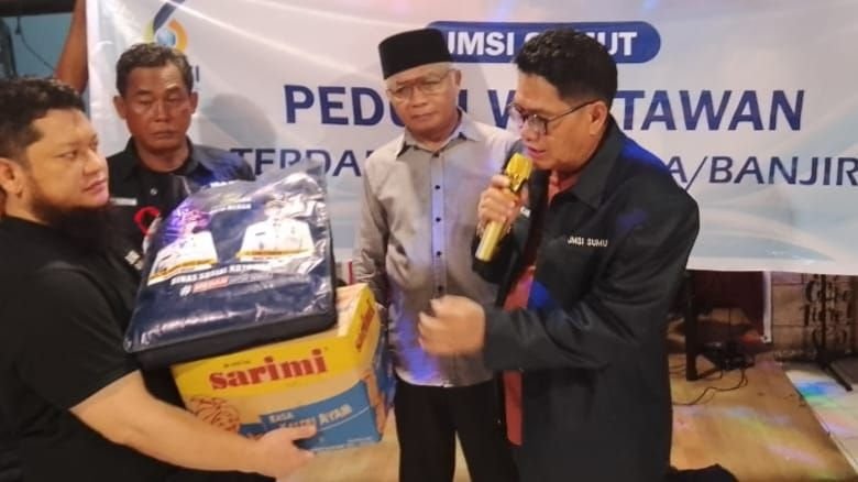 JMSI Sumut Gelar Celebration Night dan Donasi Untuk Bantuan untuk Wartawan dan Masyarakat Terdampak Bencana