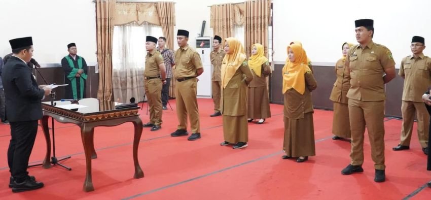 Resmi! Bupati Padang Lawas Lantik Pejabat Baru, Ini Daftar Lengkapnya