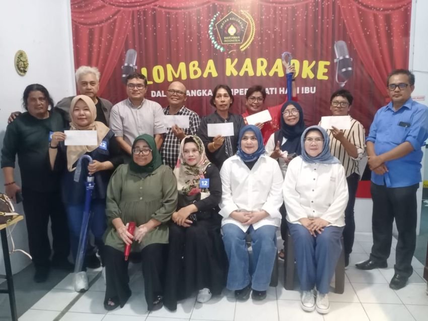 Riza Mulyadi dan Laura Silalahi Juara 1 Lomba Karaoke IKWI - PWI Sumut 2025