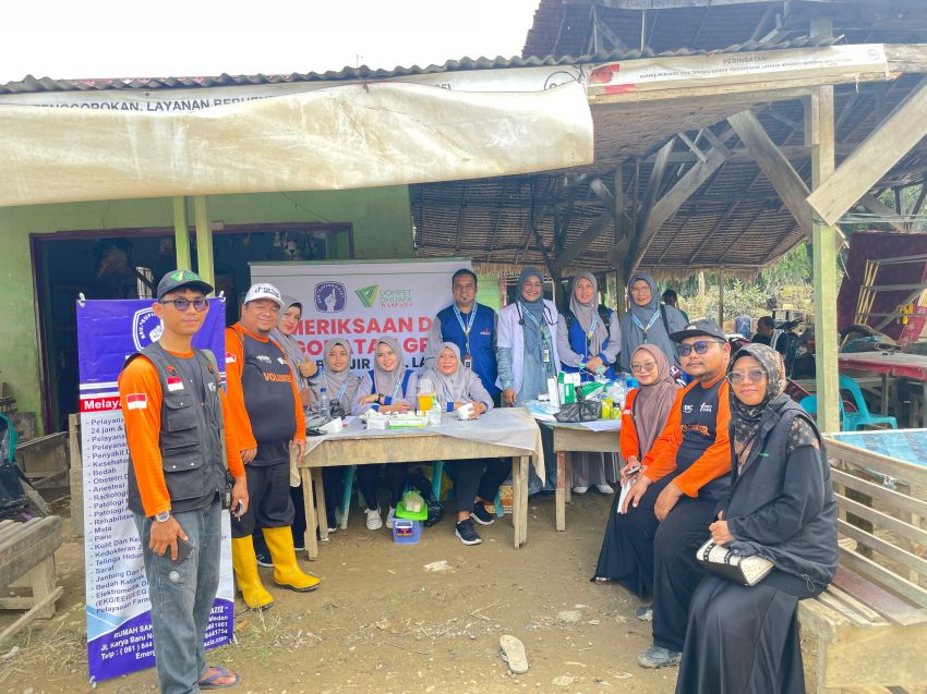 RS Sufina Aziz Gelar Pemeriksaan dan Pengobatan Gratis untuk Warga Terdampak Banjir di Besitang
