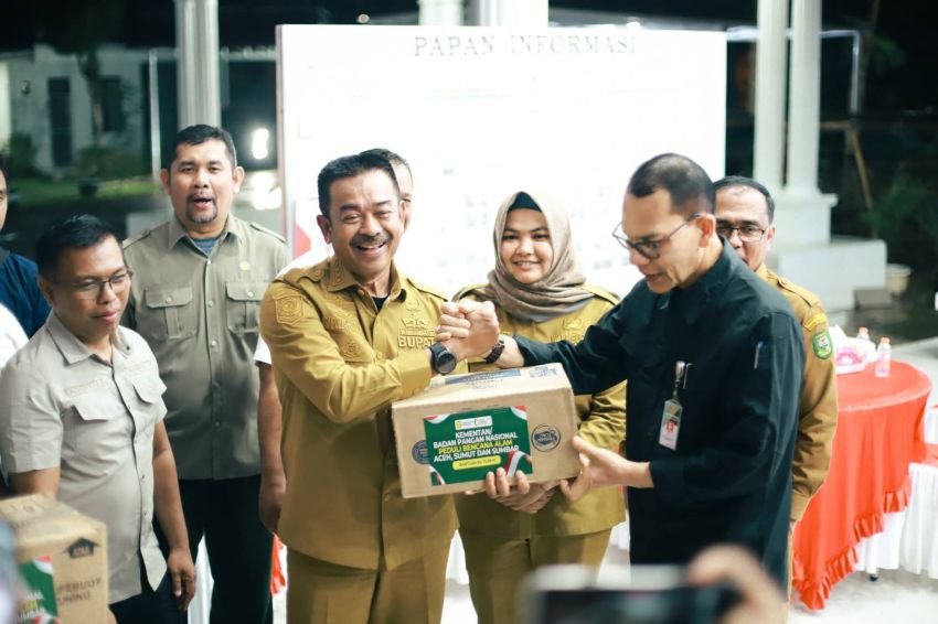 Bantuan Kemanusiaan dari Presiden dan Kementan Tiba di Madina, Pemerintah Fokus Pulihkan Lahan Pertanian Terdampak Bencana