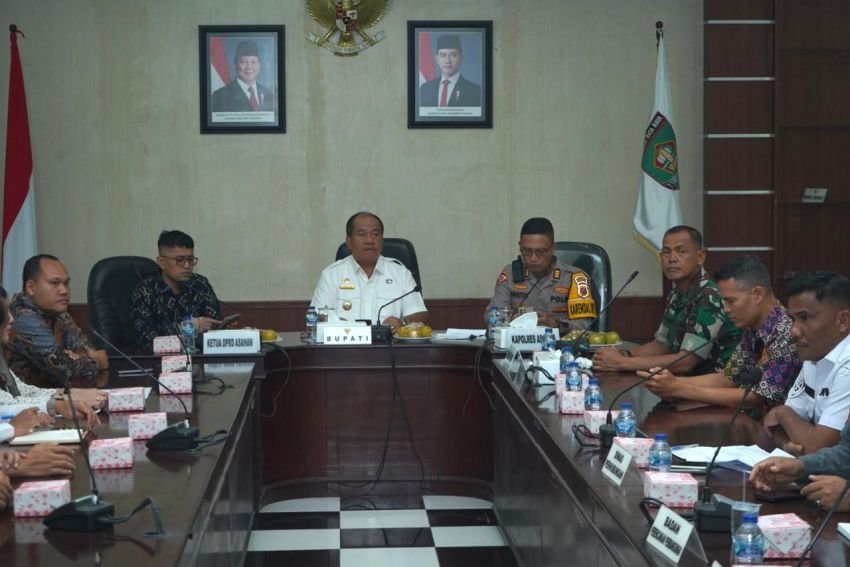 Bupati Asahan Pimpin Rapat Koordinasi Lintas Sektoral Jelang Nataru dan Operasi Lilin