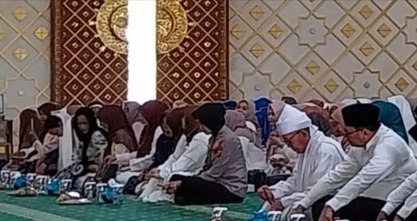 Wakapolresta Deli Serdang Hadiri Doa Dan Zikir Akhir Tahun Kab. Deli Serdang