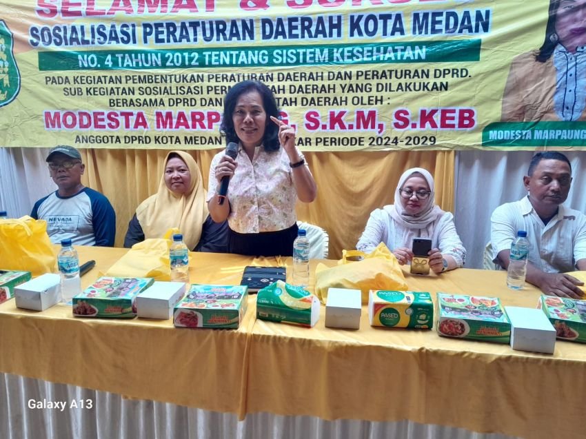 Modesta Marpaung SKM S Keb Gencar Gelar Sosper No 4/2012, Guna Pelayanan Kesehatan Lebih Baik
