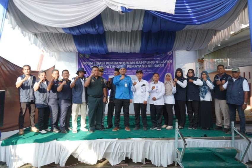 Sosialisasi Pembangunan Kampung Nelayan Merah Putih di Desa Pematang Sei Baru