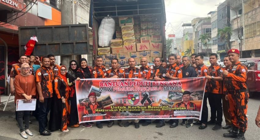 Ijeck Tegaskan Pemuda Pancasila Hadir untuk Kemanusiaan, Salurkan Bantuan ke Korban Bencana