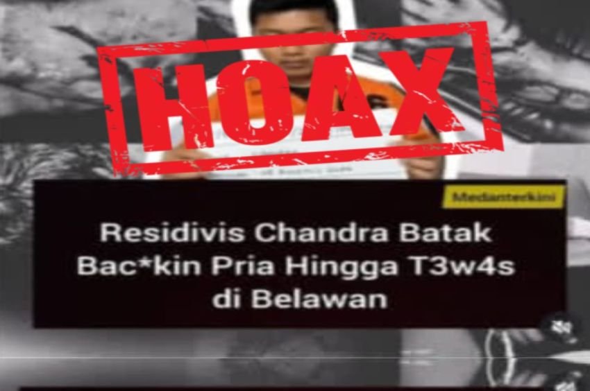 Hoax, Pembacokan Pria di Belawan, Chandra Batak : Saya Akan Tempuh Jalur Hukum