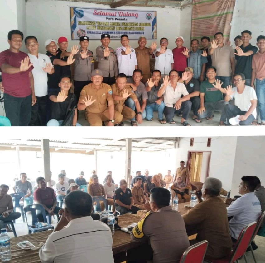 Desa Meranti Paham Labuhanbatu Gelar Sosialisasi Bahaya Narkoba