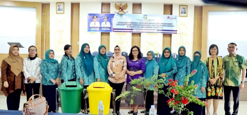 Sosialisasi Lingkungan Hidup: PKK di Simalungun Ditantang Jadi Agen Pembangunan Nagori Hijau