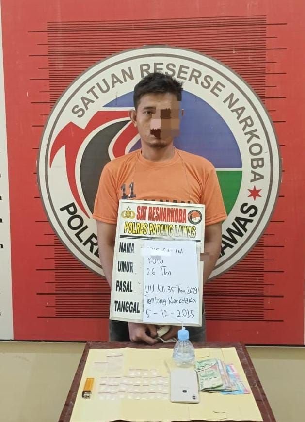 Seorang Residivis ASK kembali dibekuk Satresnarkoba Polres Palas,KM ID dan TD diburu Polisi