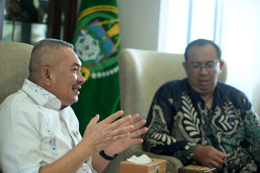 Pj Sekdaprov Sumut Terima Kunjungan PT Taspen