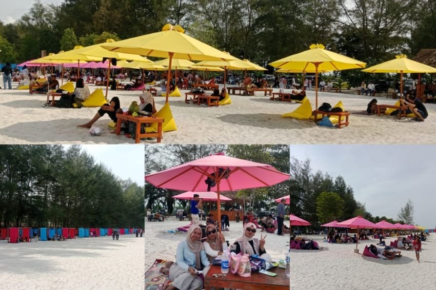 Libur Tahun Baru 2026, Ribuan Wisatawan Padati Pantai Romantis Sergai