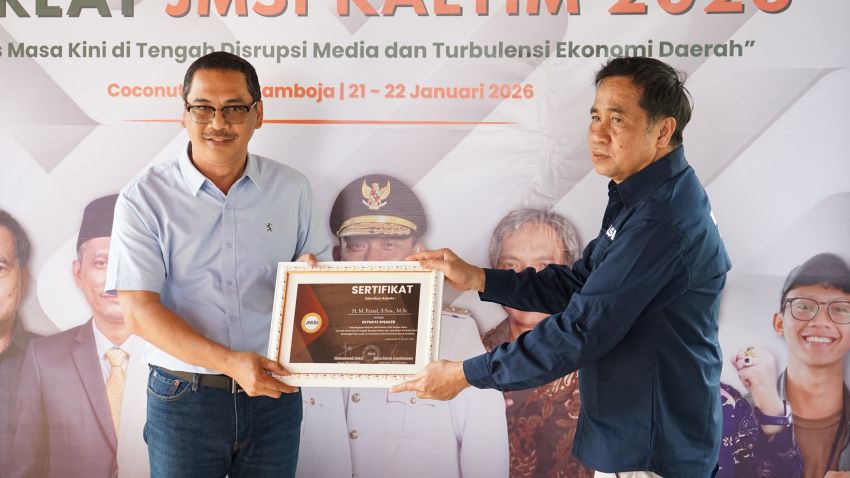 Retreat JMSI Kaltim 2026, Faisal Soroti Tantangan Jurnalis Masa Kini