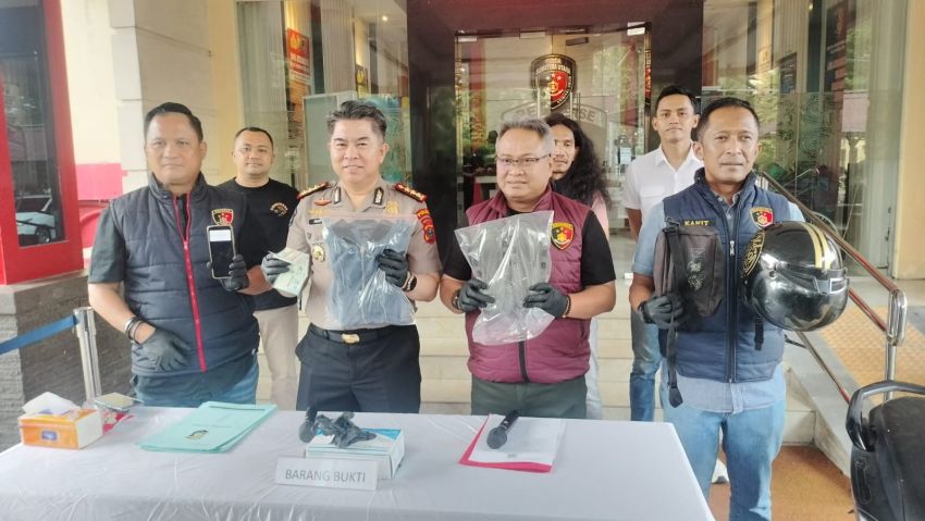 Tim MIT Jatanras Poldasu Ringkus Resedivist Pencuri Ponsel Bocah di Perawang Riau.