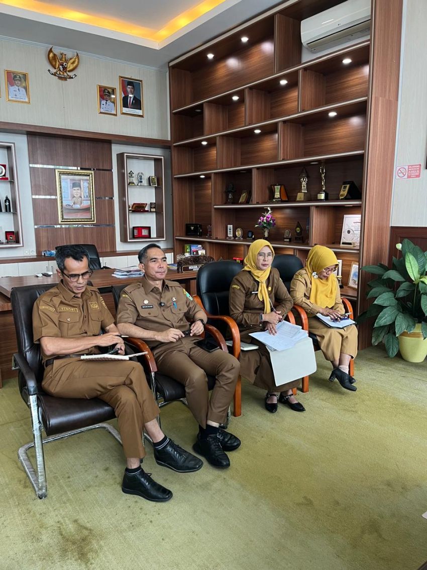 Pemkab Solok Ikuti Rapat Persiapan Peresmian Huntara di Sumatera Barat