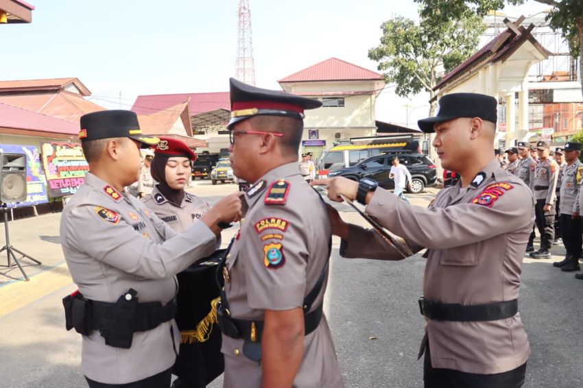 Kasat Intelkam Polres Padangsidimpuan Resmi Berganti, Ini Pesan Kapolres AKBP Wira Prayatna