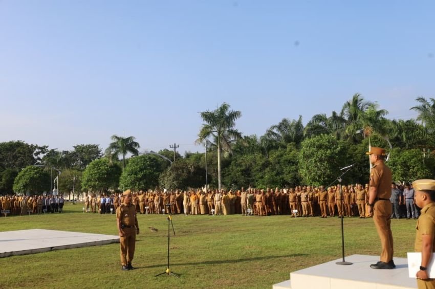 Pimpin Apel Perdana 2026, Wali Kota Mahyaruddin Tekankan Penyelesaian PR dan Penguatan ASN