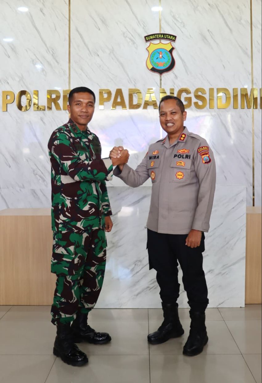 Perkuat Koordinasi, Kapolres Padangsidimpuan dan Dandim 0212 Tapsel Bahas Kamtibmas
