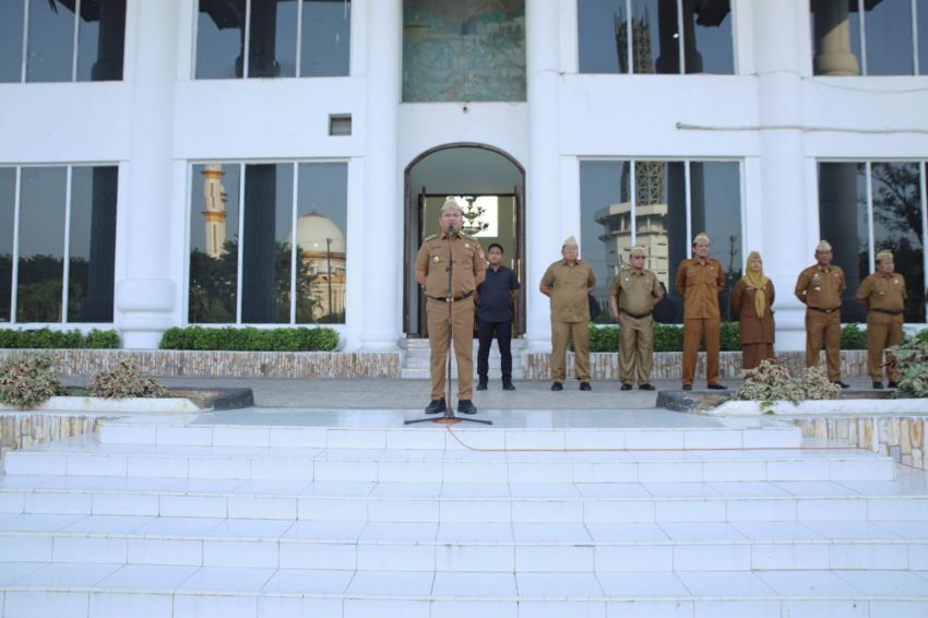 Wakil Bupati Asahan Pimpin Apel Gabungan Perdana Awal Tahun 2026