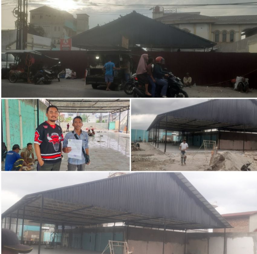 Di Psr II Marelan Raya Rengas Pulau Ada Bangunan Diduga Siluman Melanggar Perda dan Rugikan PAD Tanpa Izin PBG