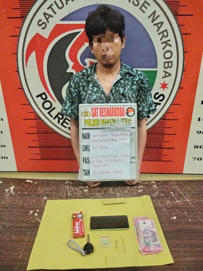 Empat Tahun Beraksi, Bandar Sabu DPO Ditangkap Satresnarkoba Polres Padang Lawas di Sarang Burung Walet