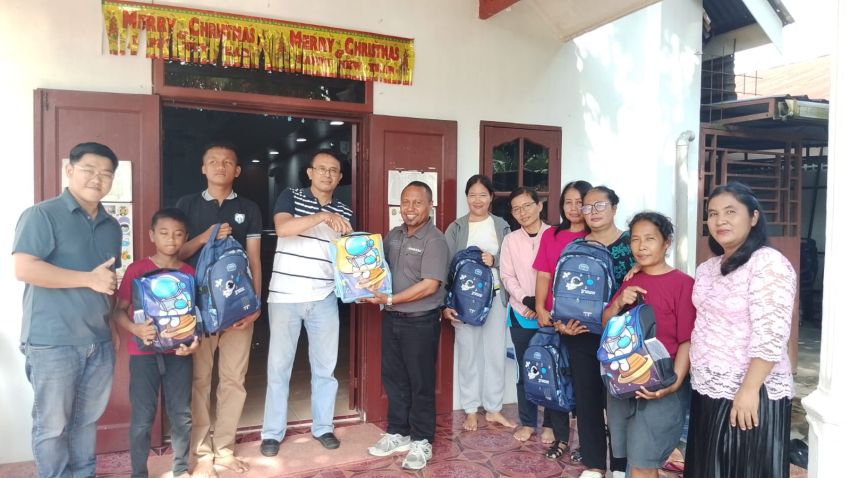 Koperasi KPI Bantu Pulihkan Semangat Belajar Anak Terdampak Banjir di Medan dan Langkat