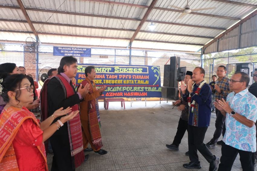 Sebagai Boru, Mahyaruddin Salim Hadiri Pesta Bona Taon PPSD Siahaan Tanjungbalai 2026