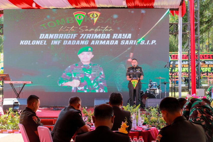 Sertijab Komandan Batalyon Infanteri 122/Tombak Sakti