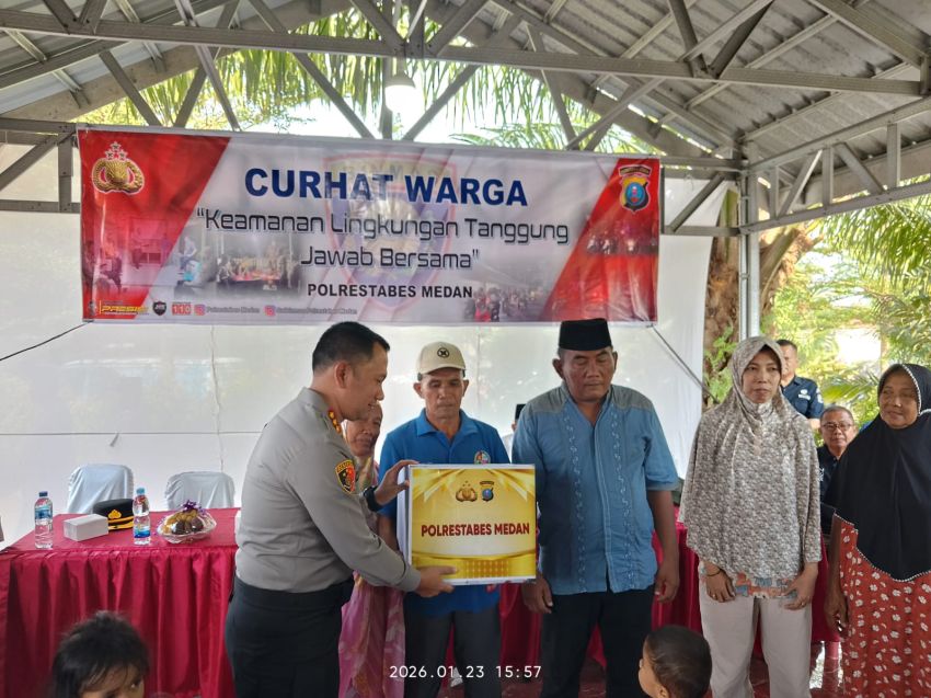 Kapolrestabes Medan Respon Keluhan Warga Jermal Bahas Keamanan Lingkungan, Pencurian, Geng Motor, dan Narkoba