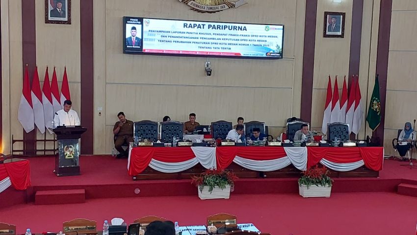 Komitmen Kerja Profesional dan Berpihak ke Masyarakat, Fraksi Hanura-PKB DPRD Medan Setujui Perubahan Perda