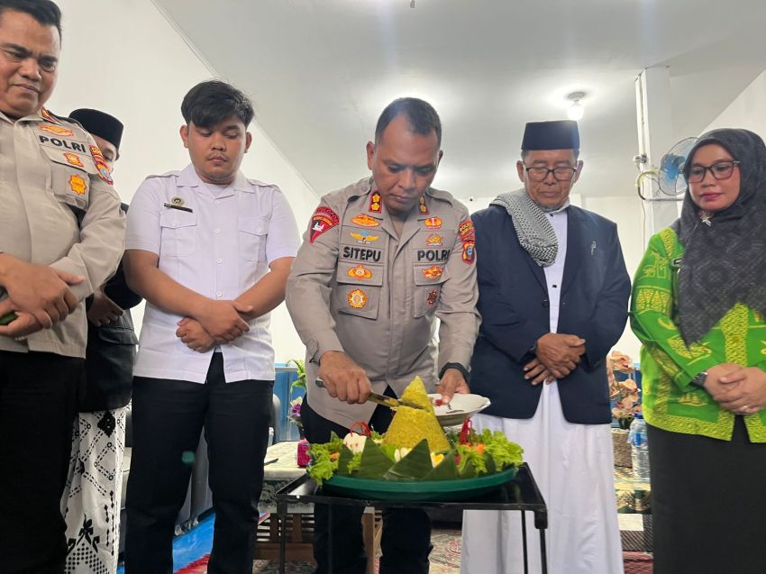 Syukuran SPPG 3 Polres Sergai, Kapolres Tekankan Pemenuhan Gizi dan Pembukaan Lapangan Kerja