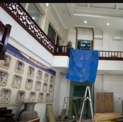 Lift Rp2,3 Miliar di Kantor Bupati Deli Serdang Mangkrak, Akhir Tahun Anggaran 2025 Tak Rampung