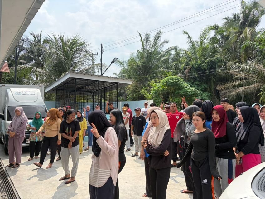 SPPG Desa Suka Jadi Solid Siapkan Diri Hadapi Lomba Antar Relawan HUT ke-22 Sergai