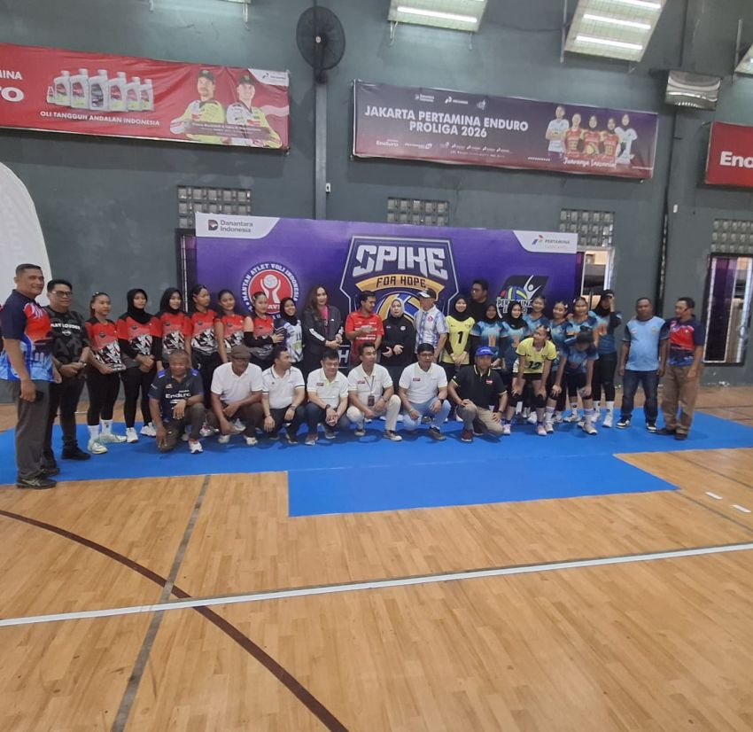 Pertamina Enduro Gelar &ldquo;Spike for Hope Charity Match&rdquo;, Galang Donasi Bencana dan Bina Atlet Voli Muda