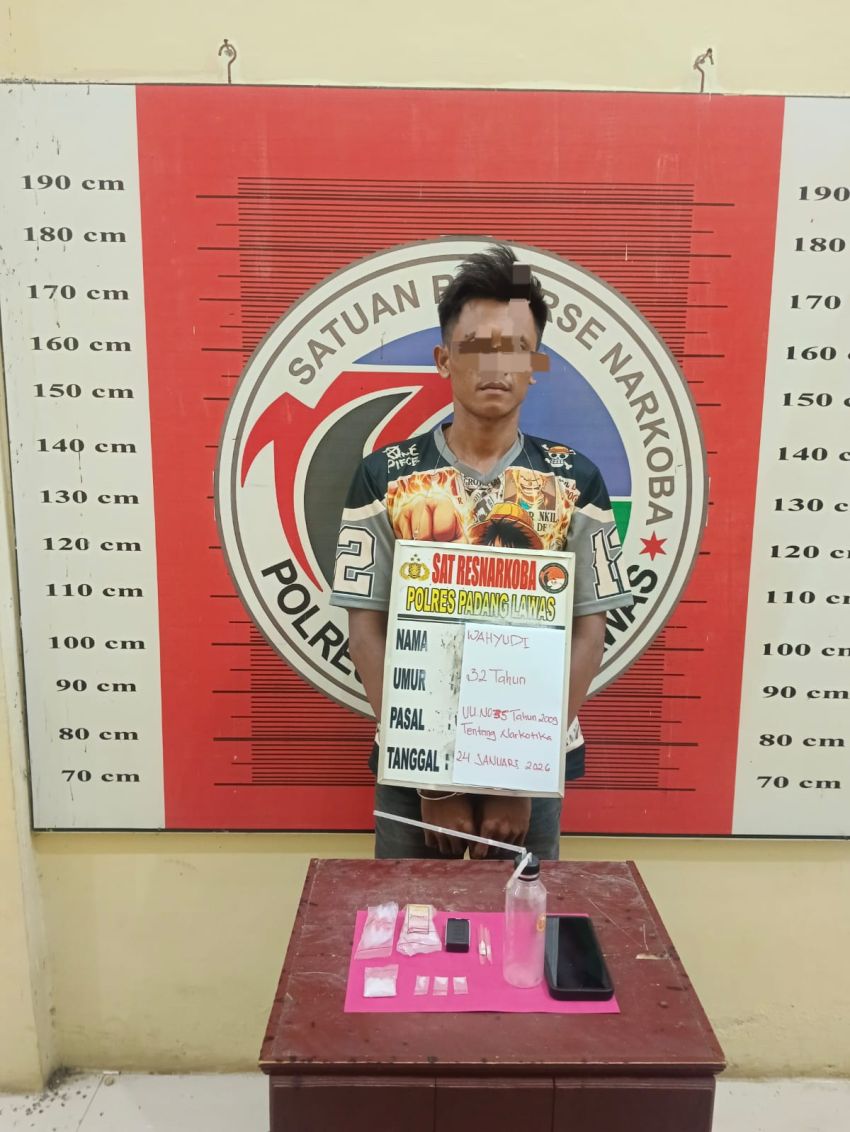 Bawa Sabu dari Riau, Pria 32 Tahun Tak Berkutik Saat Dibekuk Polres Palas