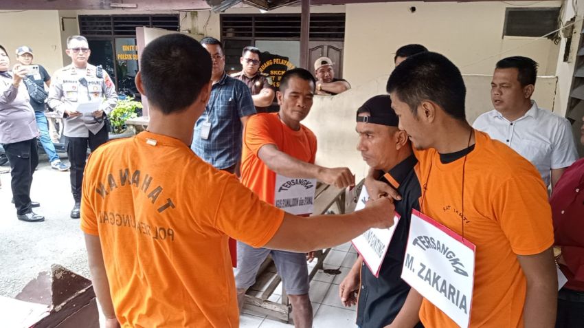 Ungkap Kasus Penganiayaan Avin Ginting, Polsek Sunggal Rekontruksi 7 Adegan Diperagakan 3 TSK