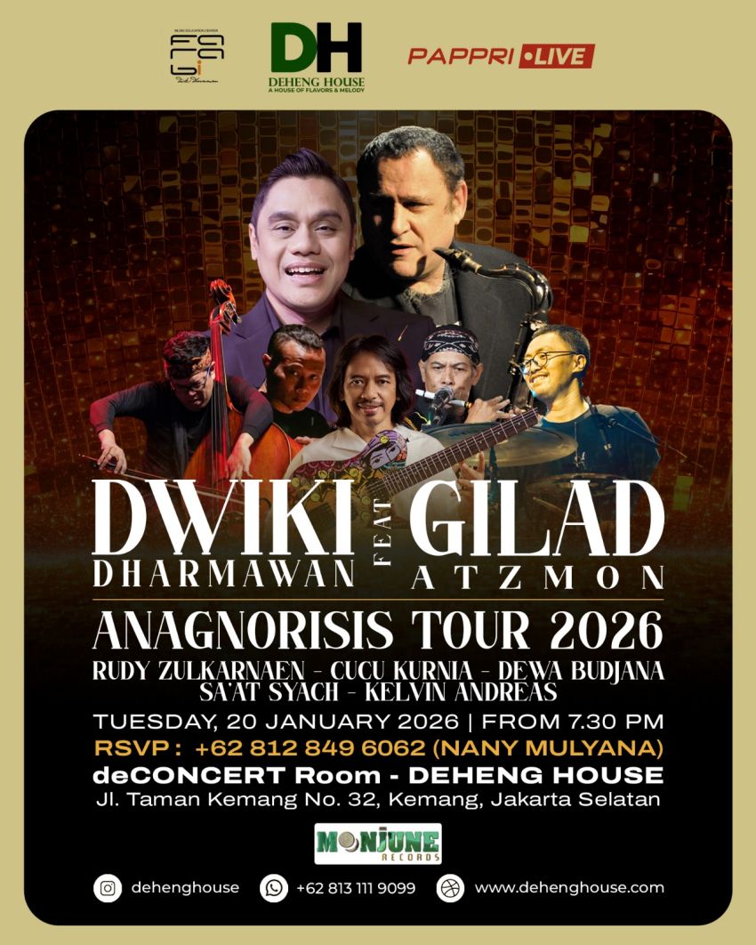 Dwiki Dharmawan Rilis Album Anagnorisis, Perkuat Diplomasi Budaya Lewat Musik