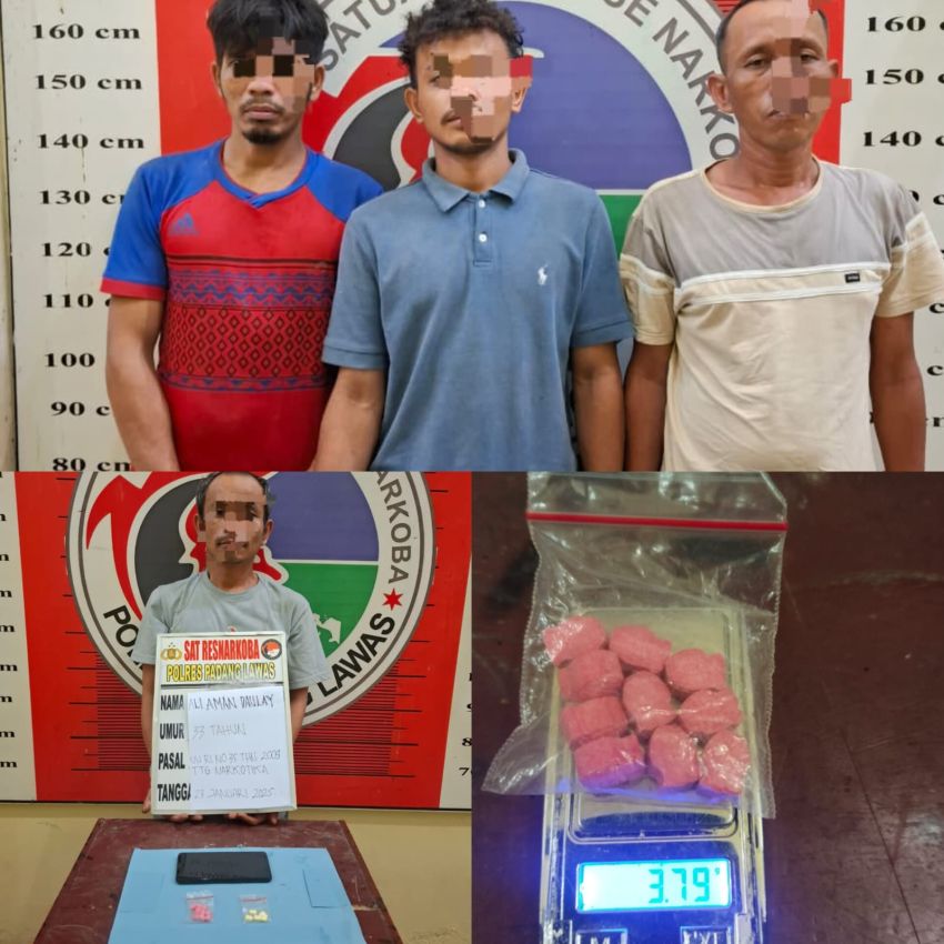 Jual Ekstasi Diam-Diam, Aksi Pengangguran di Padang Lawas Berakhir di Sel Polisi