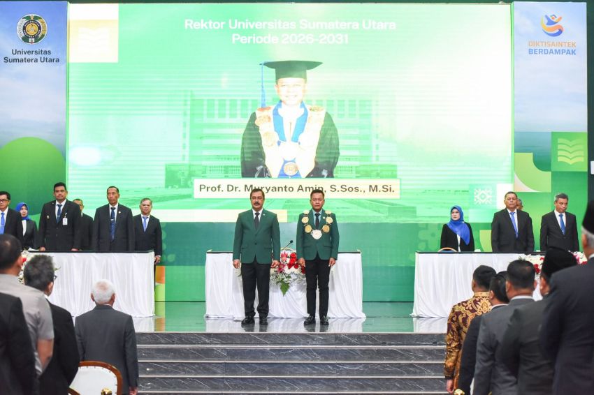 Muryanto Amin Kembali Pimpin USU, Siap Bawa Universitas Sumatera Utara Jadi Pemain Global