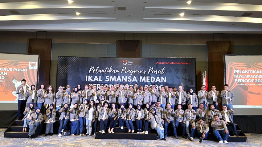 Ikal Smansa Dilantik, Ivan Batubara Ajak Alumni Kontribusi Untuk Masyarakat Dan Bangsa