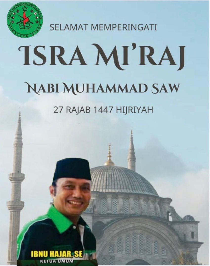 Ketua Bakopam Sumut Ibnu Hajar Ajak Umat Jadikan Isra Mi&rsquo;raj Momentum Perbaikan Moral Bangsa