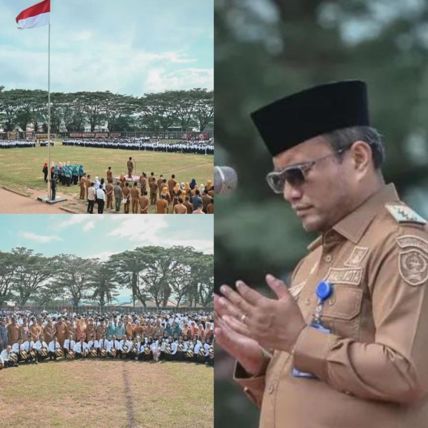 Stadion HM Nurdin Jadi Saksi, Wali Kota Letnan Dalimunthe Lantik 1.822 P3K Paruh Waktu di Padangsidimpuan
