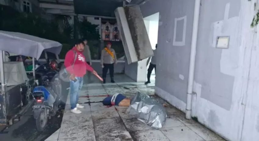 Korban Lompat dari Apartemen Jln Nikel Sukaramai Teridentifikasi Bernama Alfiansyah.