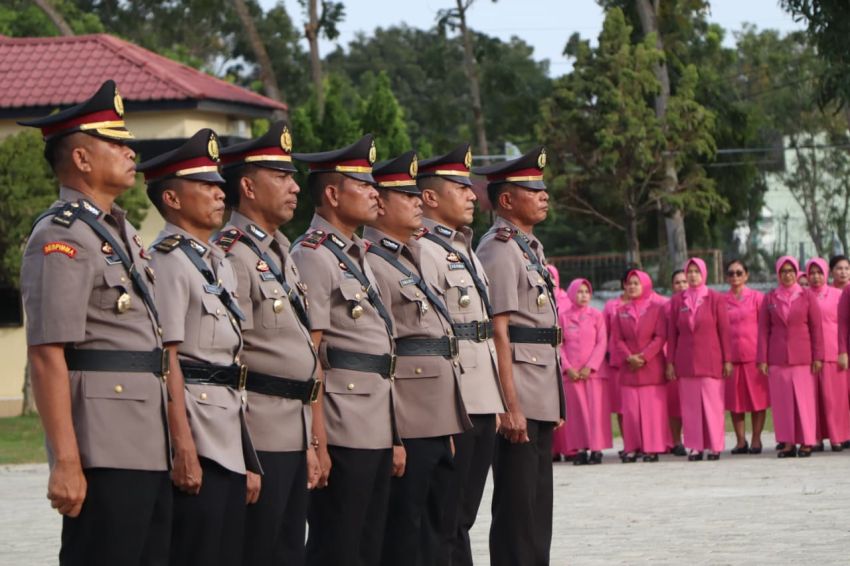 Kapolres Sergai Pimpin Sertijab Kabag Ops, Kasat Intelkam, Kapolsek Tanjung Beringin dan Kotarih