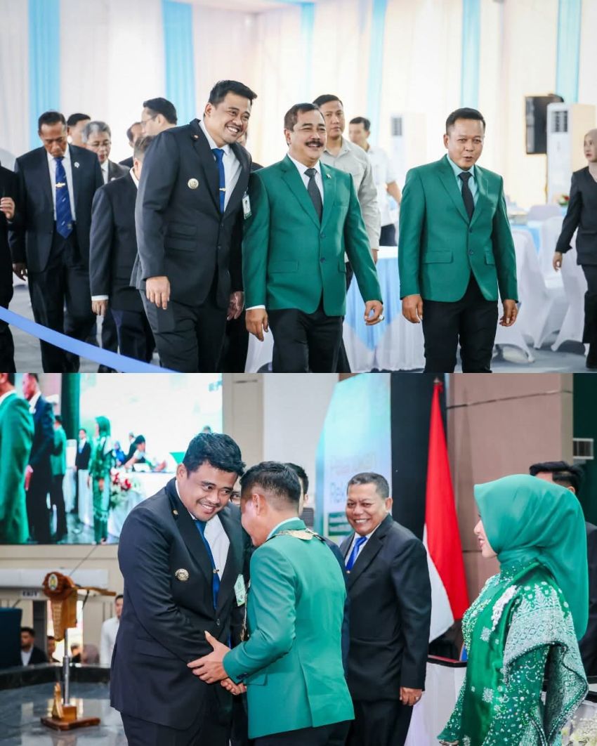 Pelantikan Rektor USU, Bobby Nasution Titipkan Nasib Mahasiswa Korban Bencana ke Wamen PTST