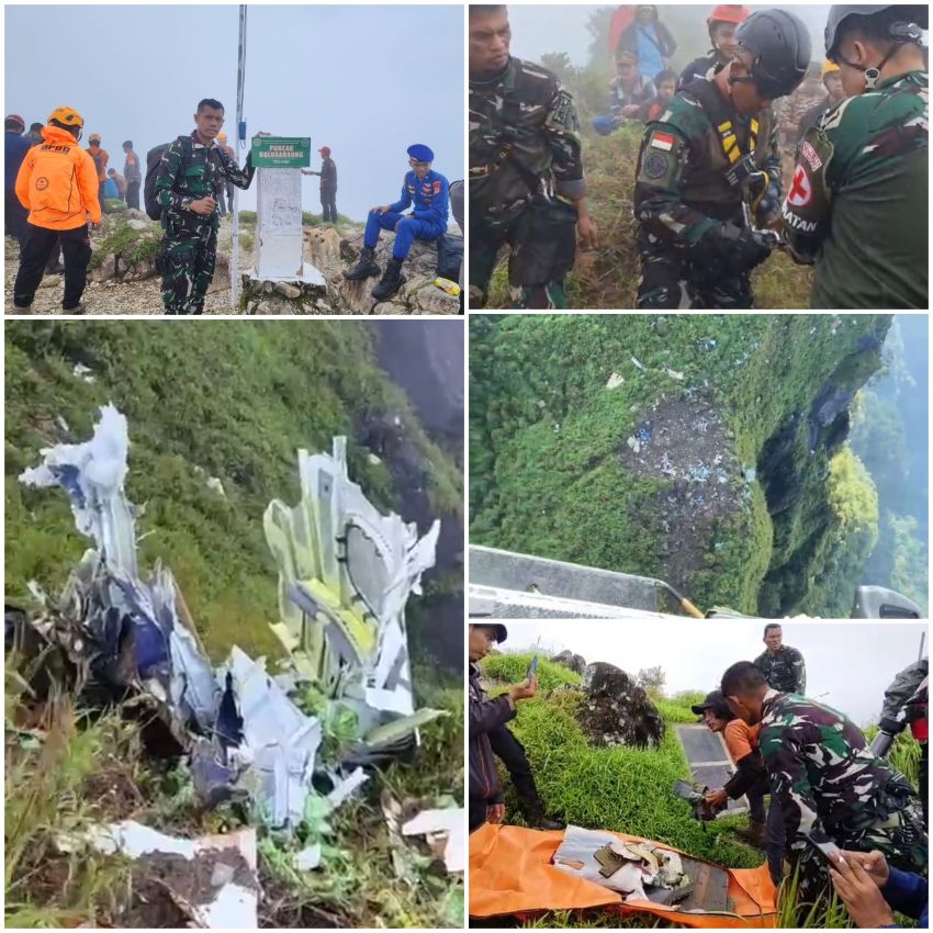 Tak Sampai 24 Jam, Tim SAR Gabungan Temukan Lokasi Jatuhnya Pesawat ATR 42-500 di Pangkep