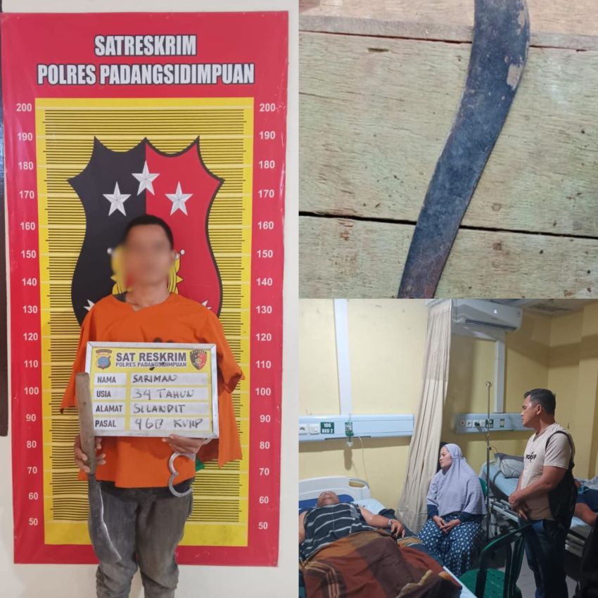 Tim Resmob Polres Padangsidimpuan Tangkap Pelaku Penganiayaan Berat, Korban Alami Luka Parah di Kepala