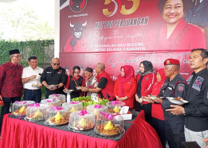 Rayakan Ulang Tahun Megawati ke 79, PDIP Sumut Tanam Pohon dan Tebar Benih Ikan di 33 Kabupaten/Kota