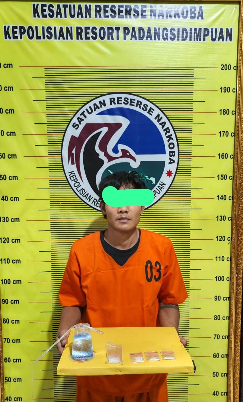 Diduga Edarkan Sabu, Pemuda di Padangsidimpuan Diciduk Tim Satresnarkoba Dini Hari