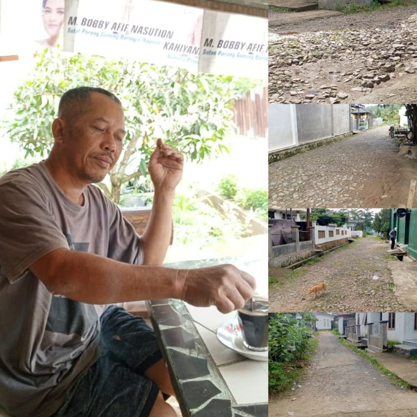 Janji Pemerataan Pembangunan Dipertanyakan, Jalan BM Muda Padangsidimpuan Tak MANTAP Hampir Tiga Periode
